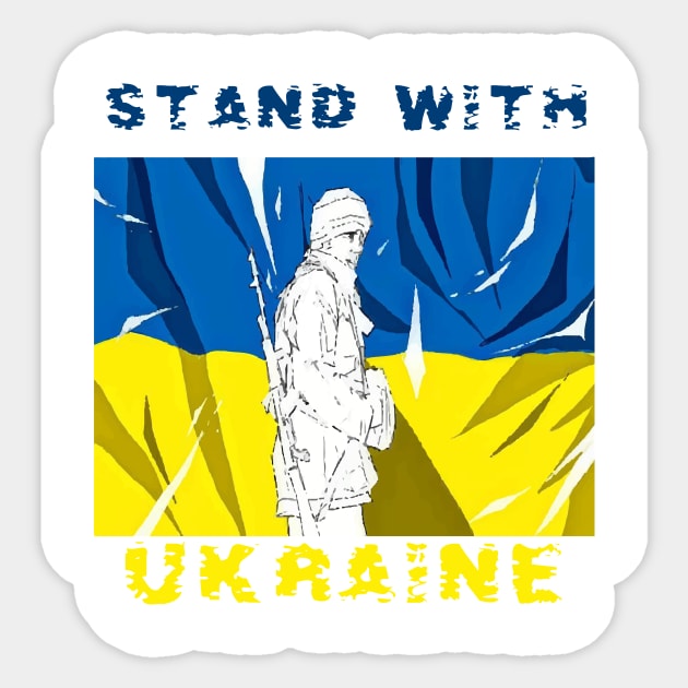 Stand With Ukraine | Pray for Ukraine Sticker by Kibria1991